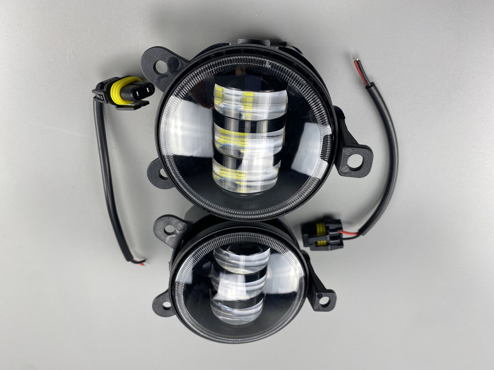 Фари LED протитуманні 35W 3,5  дюйм 3000LM 6500K 12/24/80V, фари автомобільні для додаткового світла Мукачево - фото 5