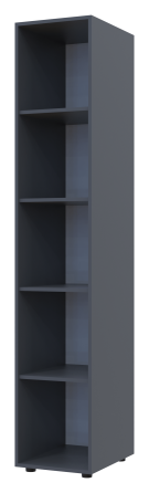 Пенал открытый Doros Гелар 38,2х49,5х203,4 см Графит (DRS-011141) Днепр