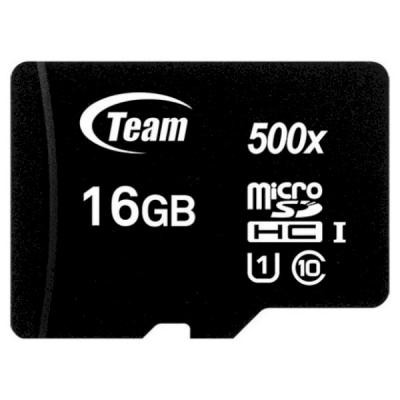 Карта памяти Team 16GB microSDHC class 10 UHS-I (TUSDH16GCL10U02) Винница - изображение 1