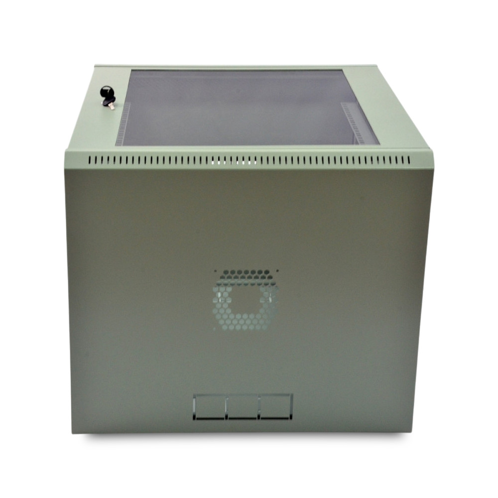 Шафа серверна SteelNet 12U 600 x 450 для мережевого обладнання (скло, сірий) Київ - фото 4