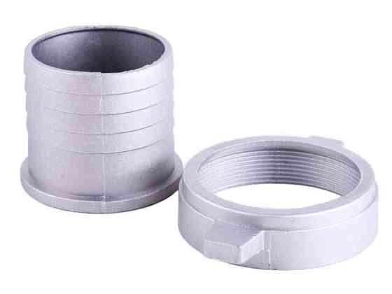 Перехідник мотопомпи V80 з фланця на шланг, алюмінієвий, тип 3 Мукачево