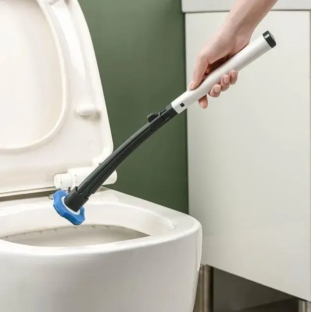Универсальная щетка для уборки ванной со сменными насадками MTS clip type removable toilet brush Коломия - фото 6