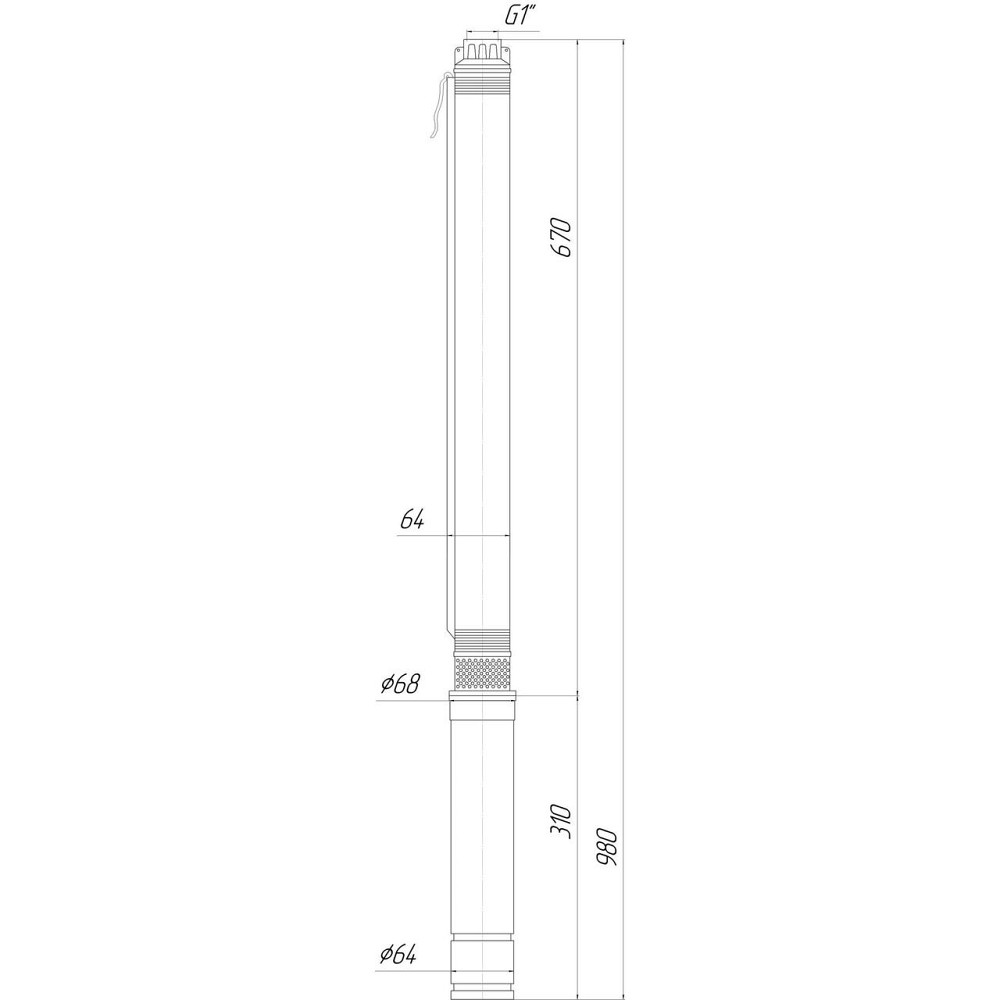 Насос скважинный с пов,уст к песку 2,5″ OPTIMA 2,5SDm1,5/18 0,25 кВт 48м + пульт+кабель 15м (000015543) Киев - изображение 7