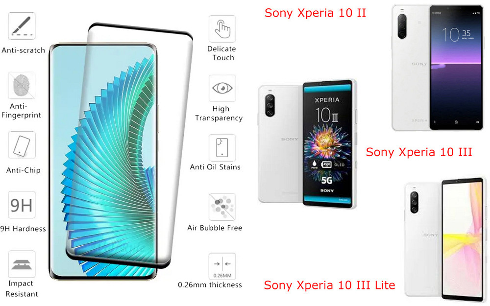 Захисне скло HyperGlass Pro для Sony Xperia 10 II, Xperia 10 III, Xperia 10 III Lite – максимальна чутливість та захист Київ - фото 2