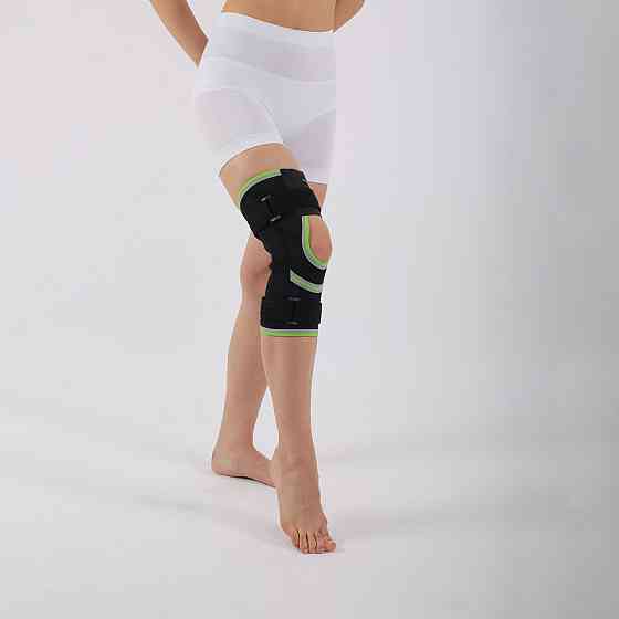 Бандаж на коліно неопреновий з шарнірами та ременями ORTHOPEDICS MEDICAL SMT2103A, Розмір M Кам'янець-Подільський