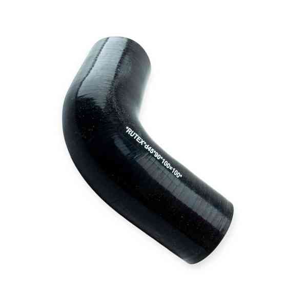 Патрубок кут d-45 L-100*100 90град. силікон універсальний Мукачево