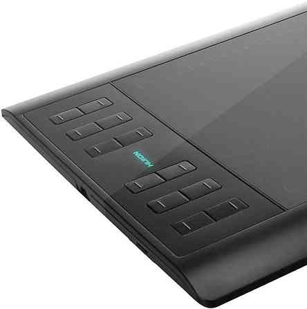 New_Графічний планшет Huion New 1060Plus + рукавичка ( Чорний ) Харьков