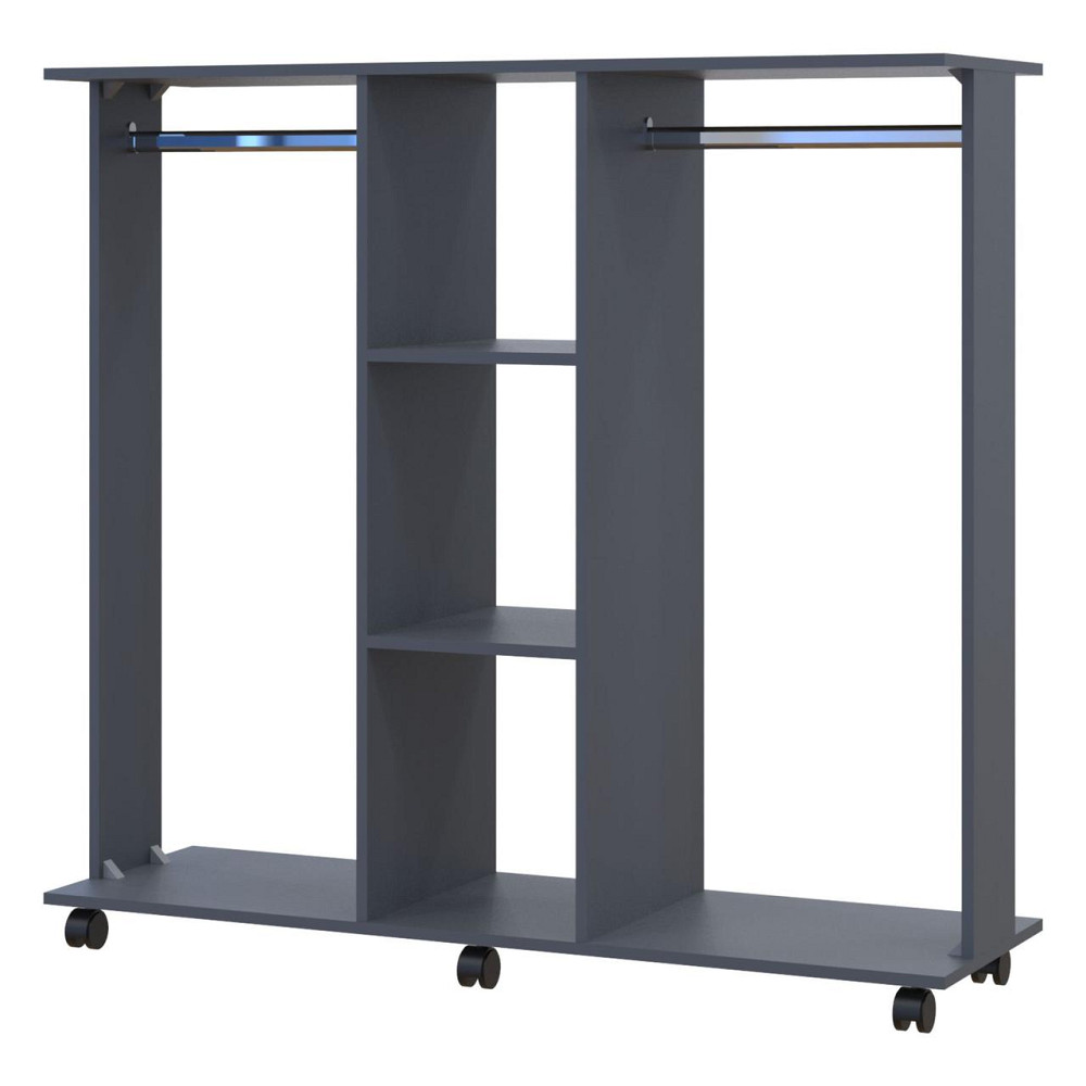 Гардеробная стойка Doros Д3 130х40,6х121 см Графит (DRS-011424) Львов - изображение 1