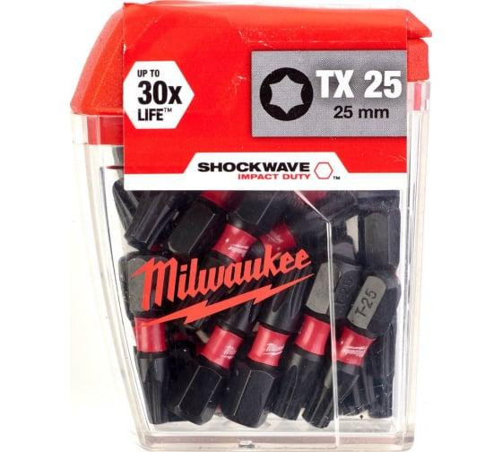 Біта для шурупокрута SHOCKWAVE (TX25; 25 мм) Milwaukee 4932430880 Коломия - фото 4