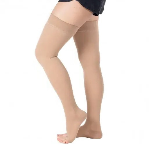 Компрессионные чулки 1-й класс 18-22 мм р.с., открытый носок - Ersamed ERSA-507-1 Днепр - изображение 1