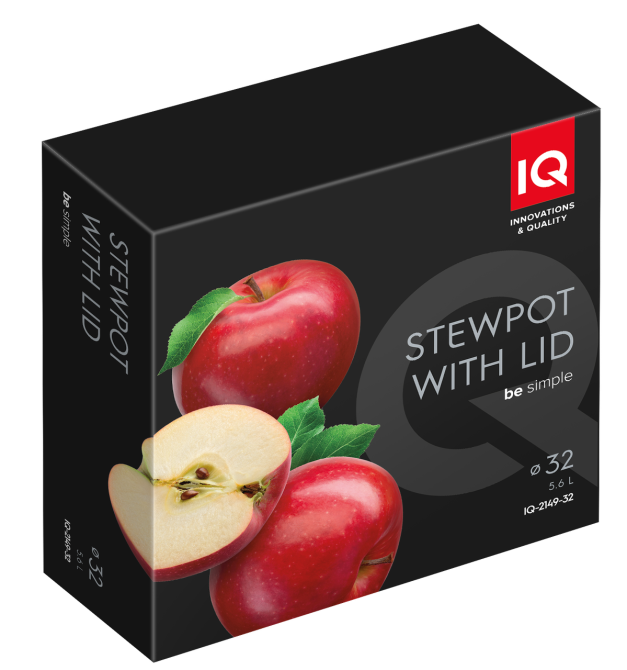 Сотейник IQ Be Simple (5.6 л) 32 см (6996314) Київ - фото 6