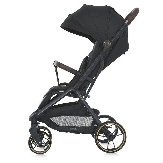 Коляска дитяча El Camino BEYA Black прогулянкова з чохлом для ніжок у комплекті Чорна (ME 1127-G) Чернігів - фото 4