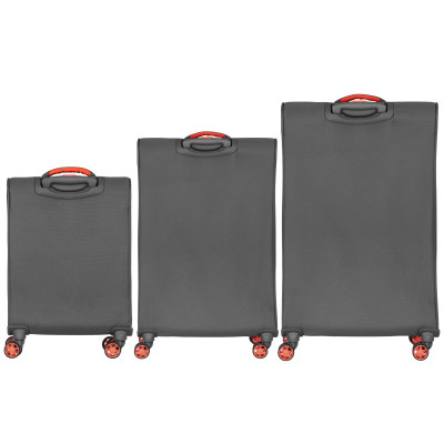 Набор чемоданов 2E Trek (L+M+S), сірі (2E-SPE-TREK-SET6-GR) Вінниця - фото 11