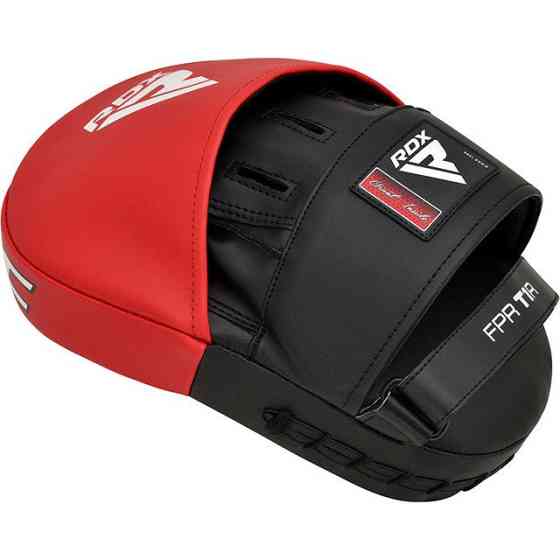 Лапи боксерські RDX T1 Curved Red/Black Кам'янське