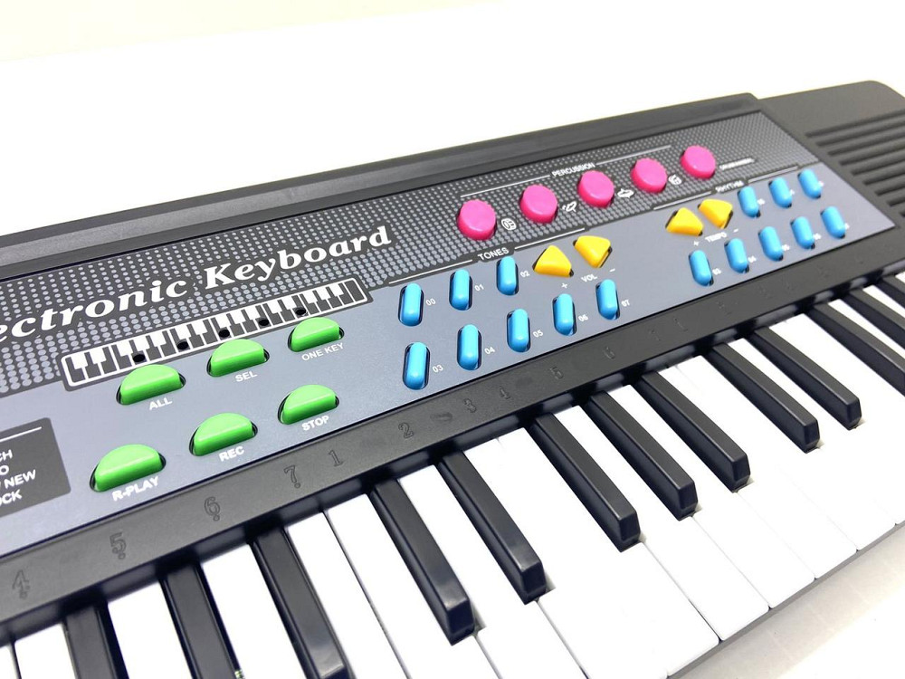 Синтезатор Limo Toy дитячий з мікрофоном та USB Чорний (MS-3738) Чернігів - фото 3