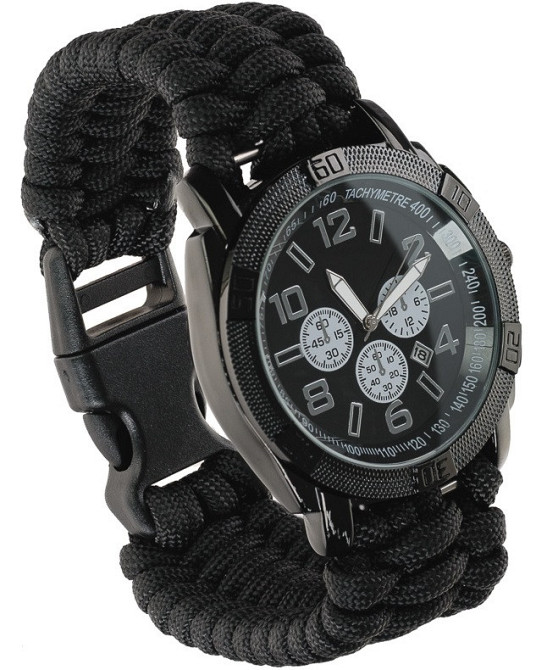 Водонепроницаемые Тактические Часы из паракорда Mil-Tec от Sturm (15774002) Размер М 