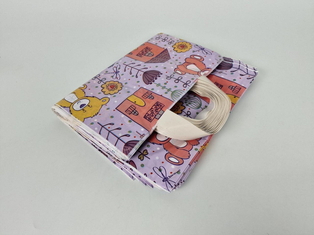 Пакет із петльовою ручкою спр "Ведмедь" (30х40) Ліоні (50 шт.) Харків - фото 2