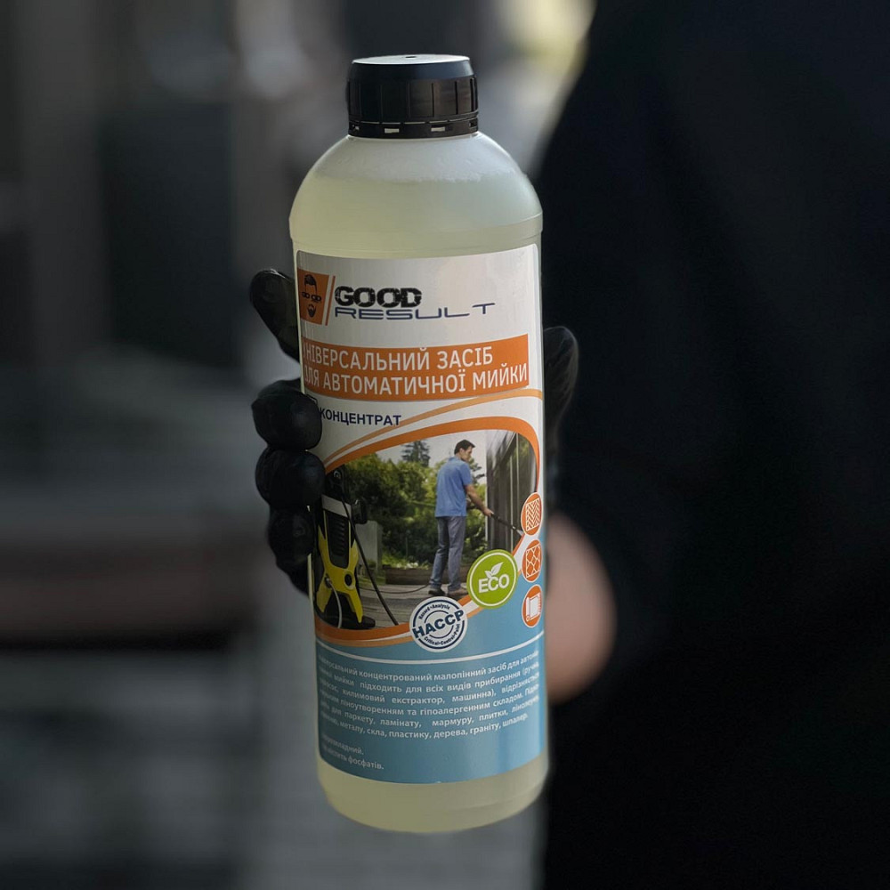 Концентрированное средство для автоматической мойки GOOD RESULT 1 л, универсальное, низкопенное Павлоград - изображение 2