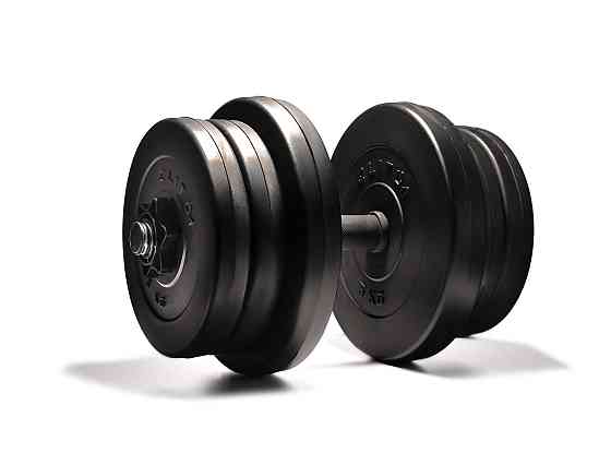 Гантели Elitum 2х21 кг разборные, для тренировок дома и в спортзале Киев