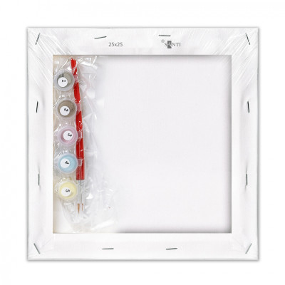 Картина по номерам Santi Лайн Френдс Браун Саллі та Коні у квітах 25х25см (955369) Винница - изображение 3