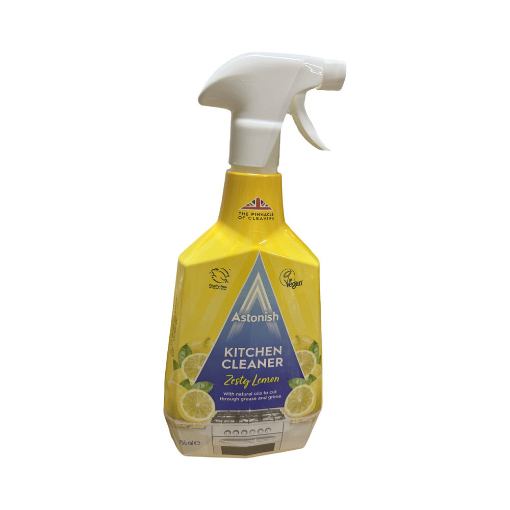 Універсальний засіб для чищення кухні Astonish kitchen cleaner lemon grove 750 мл Виноградов - изображение 1