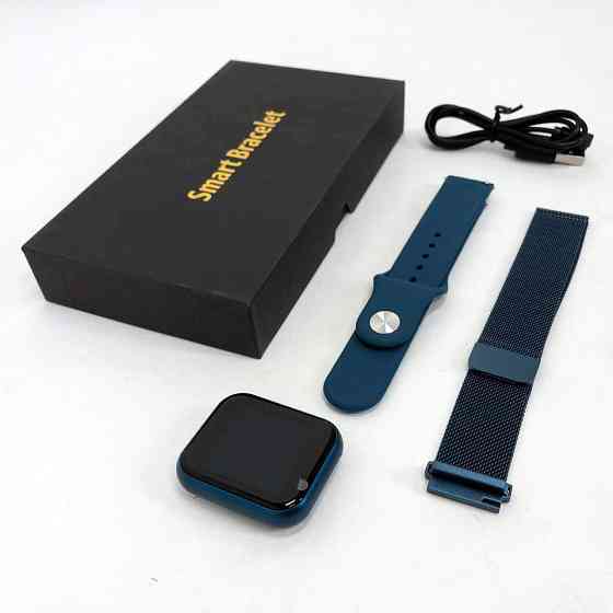 Смарт-годинник Smart Watch T80S з вимірюванням тиску, температури, пульсу, два браслети, оксиметр Київ