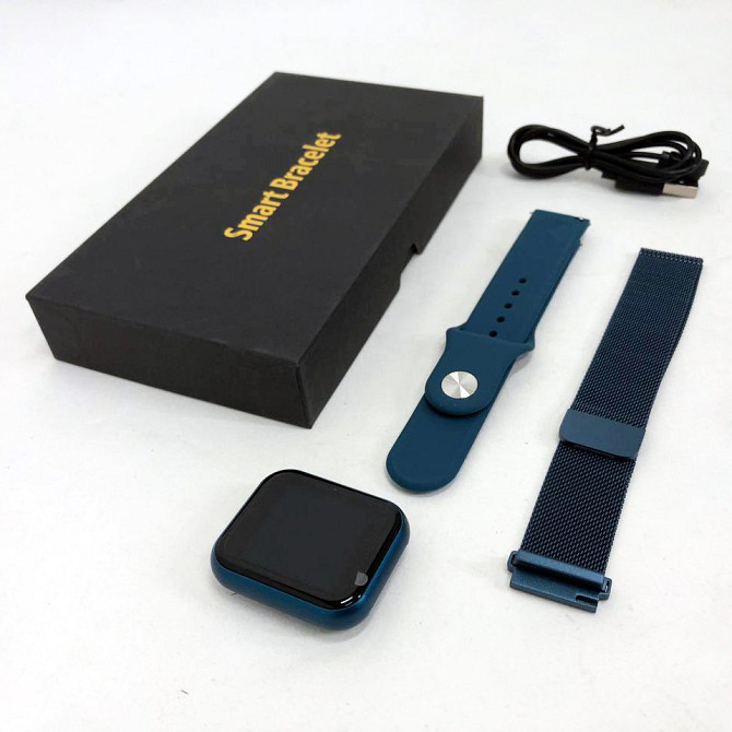 Смарт-годинник Smart Watch T80S з вимірюванням тиску, температури, пульсу, два браслети, оксиметр Київ - фото 4