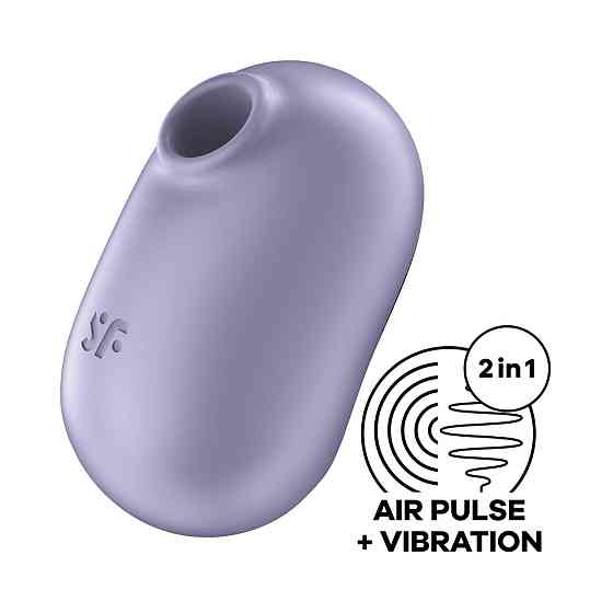Вакуумный стимулятор с вибрацией Satisfyer Pro To Go 2 Violet Sex Aura Киев