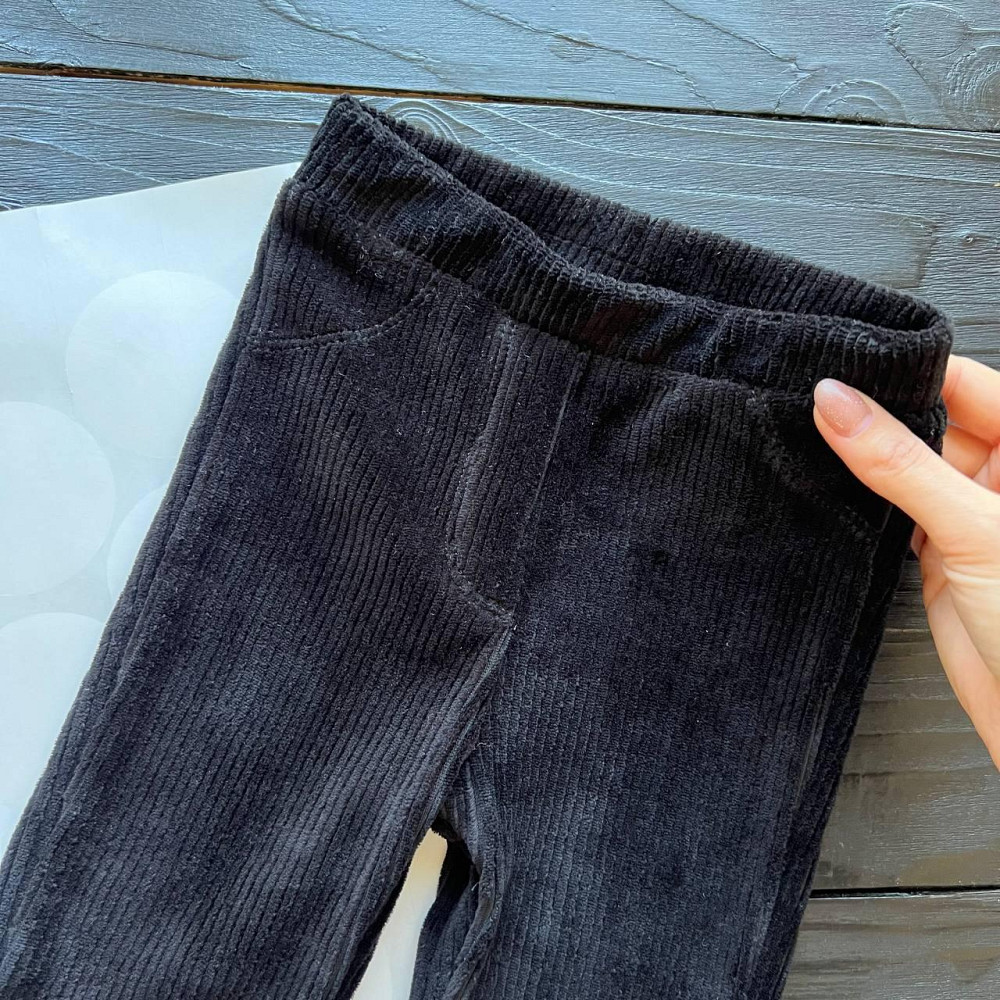 Дитячі Теплі Лосини для Дівчинки Вельвет LC Waikiki Чорні 18-24 міс (86-92 см) пакунок малюка Киев - изображение 4