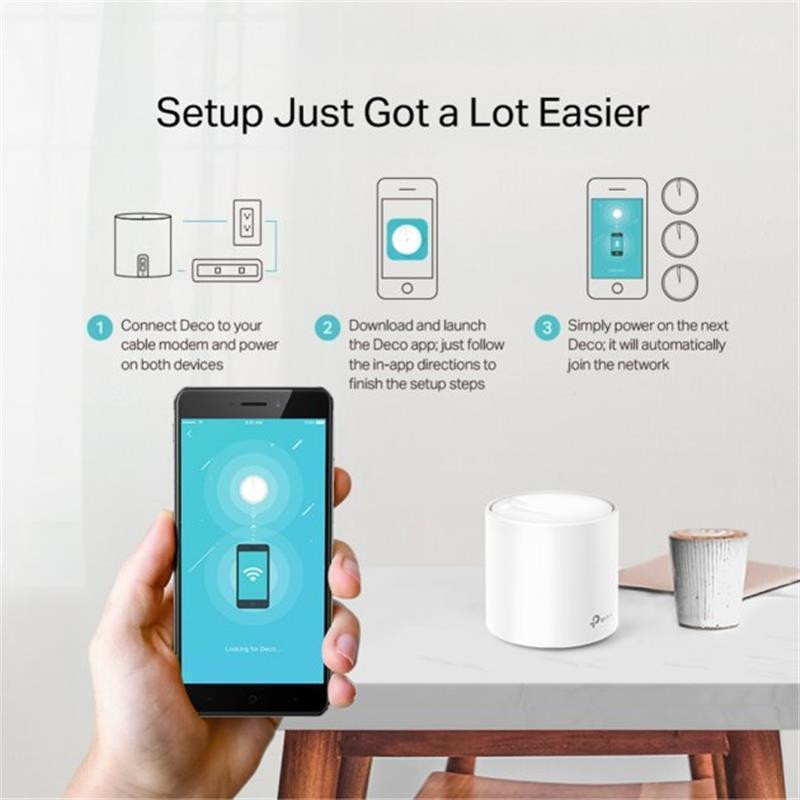 WiFi Mesh система TP-Link Deco X20 2-pack white Харків - фото 5