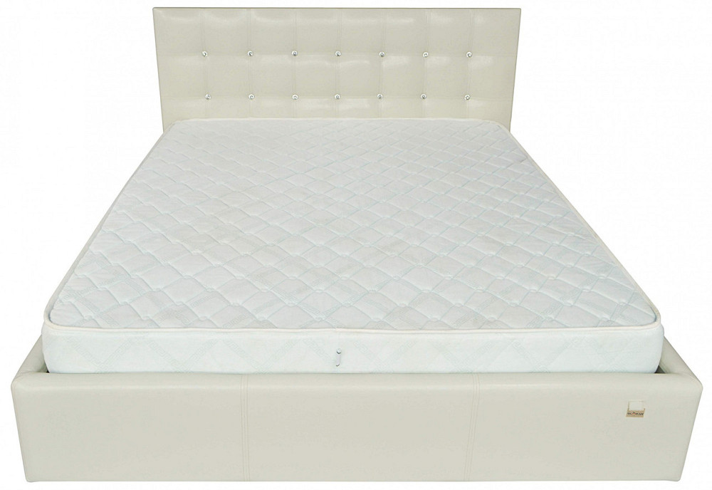 Ліжко Chester VIP 120 х 190 см Кінг 400 З додатковою металевою цільнозварною рамою C1 Білий Дніпро - фото 13