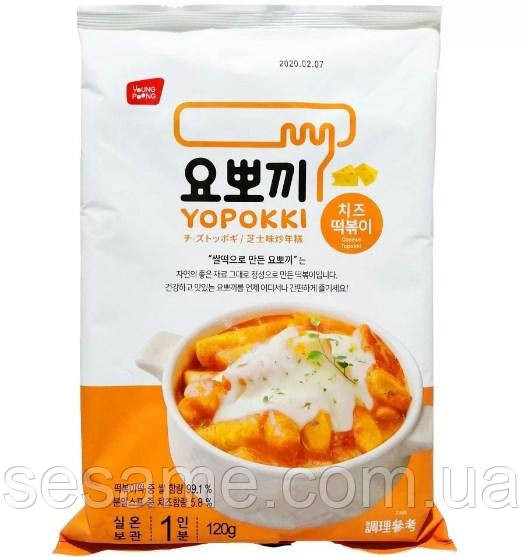 Корейский снэк Токпоки со вкусом сыра ТМ 