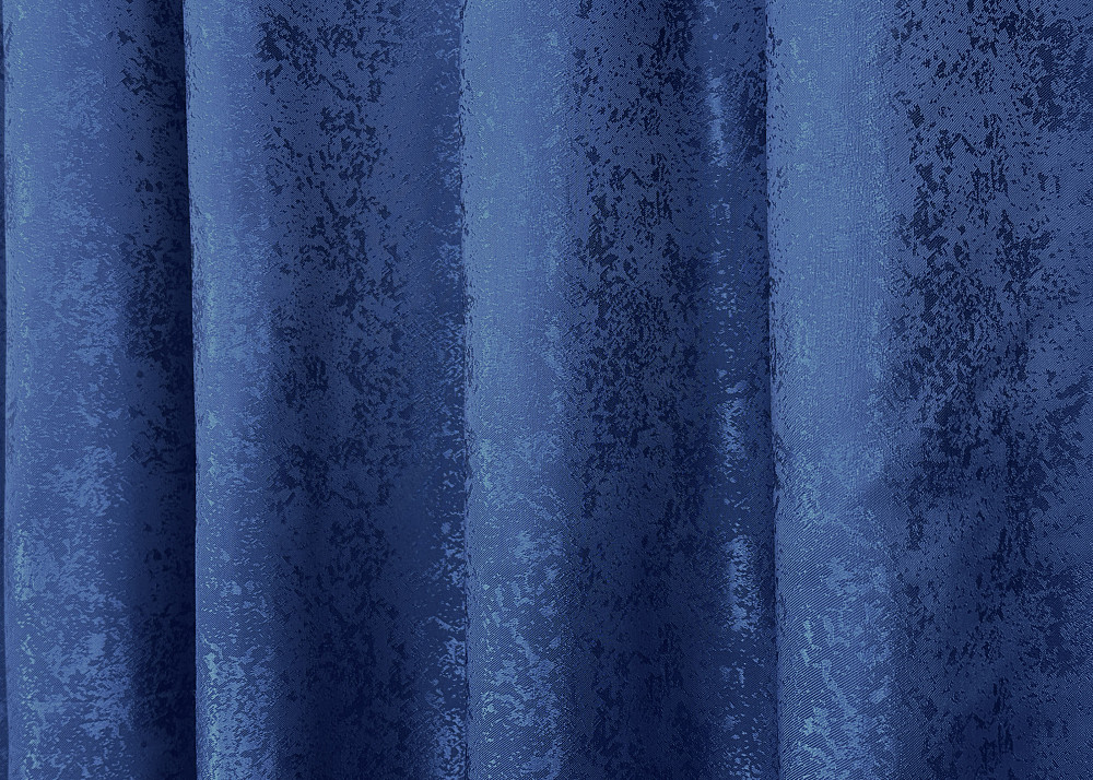 Комплект готових штор VR-Textil Жакард Мармур Al1 № 442ш Синій 100х270 см 2 шт (31-059) Київ - фото 7