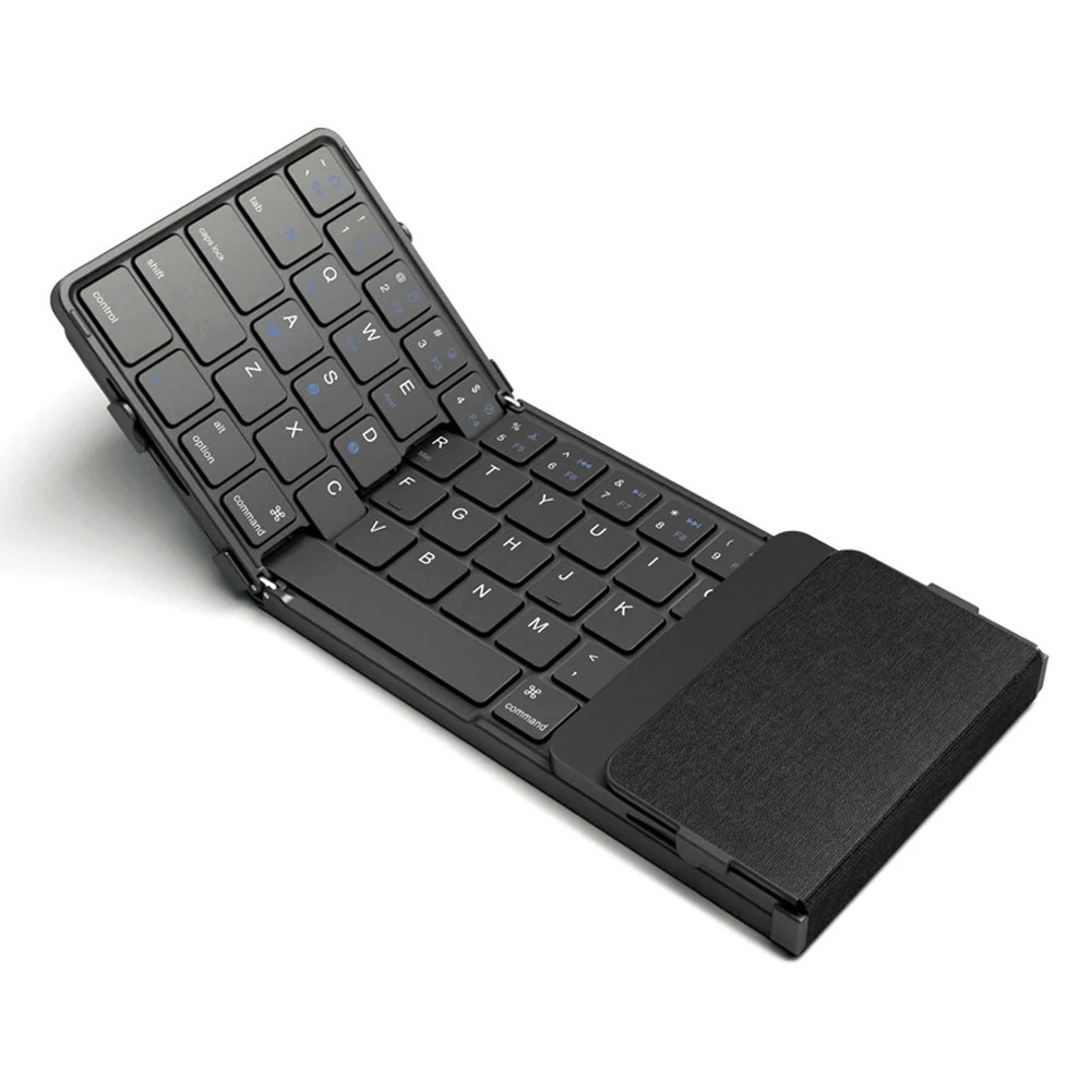 Складана бездротова Bluetooth клавіатура Avatto B1053 з тачпад (Чорна, en+ua) Миколаїв - фото 2