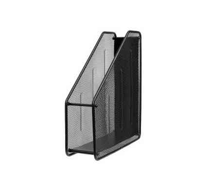 Лоток для документов вертикальный черный, металлический, 1 секция Павлоград