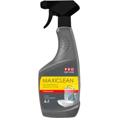 Спрей для чищення ванн PRO service Maxiclean Від вапняного нальоту та іржі 550 мл (4823071651317) Вінниця