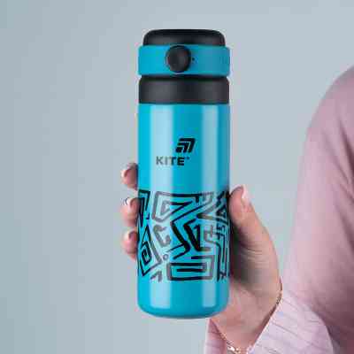 Термос Kite 500 мл, темно-бірюзовий (K25-1222-1) Вінниця