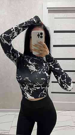 Женский эластичный принтованный гольф микродайвинг Одесса