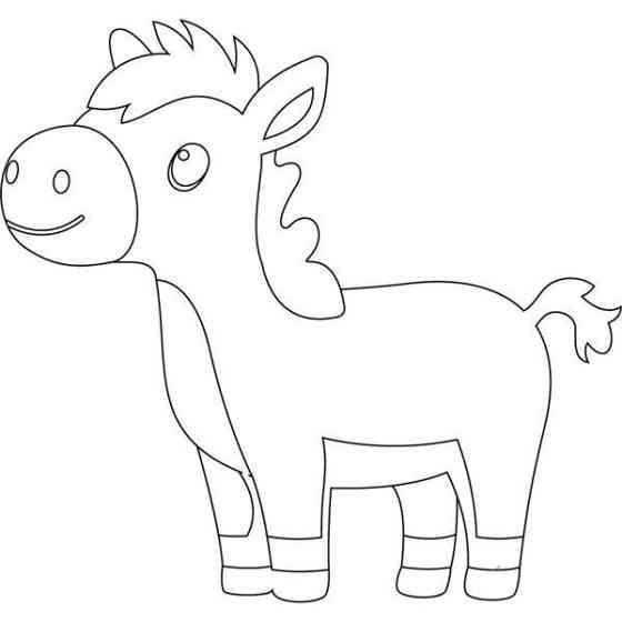 Детская раскраска ArtCraft Лошадка 25х30 см (15107-AC) Харьков