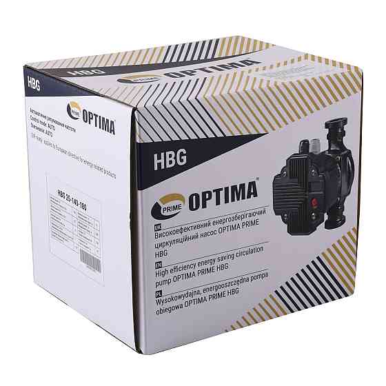 Насос циркуляционный энергосберегающий Optima PRIME HBG 25-140AUTO 180мм (000027882) Киев