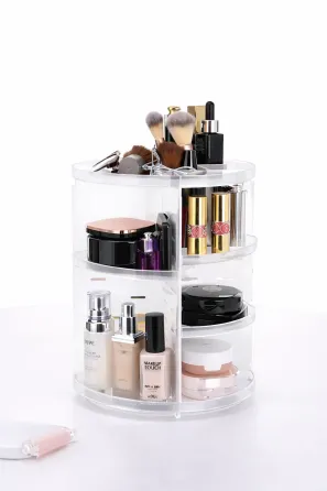 Поворотный органайзер для косметики 360 Rotation Прозрачный Коломия