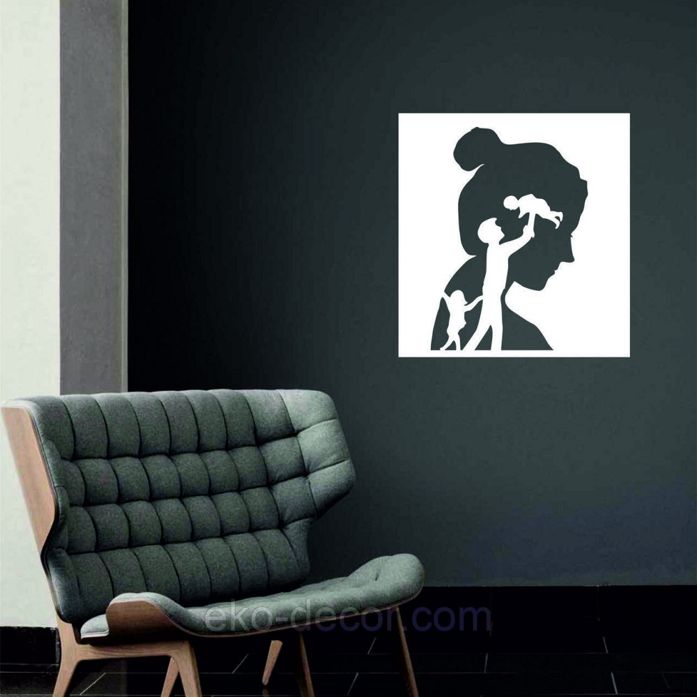 Декоративне настінне Панно «Родина», Декор на стіну Київ - фото 5