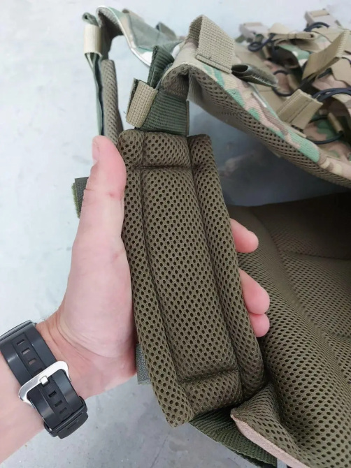Тактическая плитоноска Кордура 1000D + 3 подсумка (без плит) Мультикам Винница - изображение 5