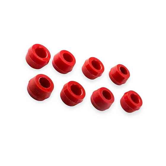 Втулка 2101-2107, 2121 поліуретан задній червоний (горох) (к-кт 8 шт) CS-20 амортизатора Мукачево