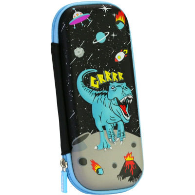 Пенал Cool For School з тисненням 1 відділення Чорний (B-8614-black) Вінниця - фото 1