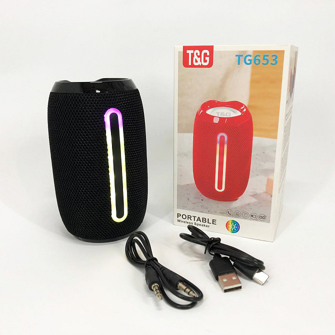 Беспроводная колонка переносная громкая TG653, Колонка с функцией зарядки, AK-150 Колонка-динамик bluetooth Киев - изображение 8