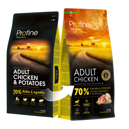 Корм сухой Profine Chicken and Potatoes для взрослых собак всех пород, с курицей и картофелем, 12 кг Киев - изображение 4