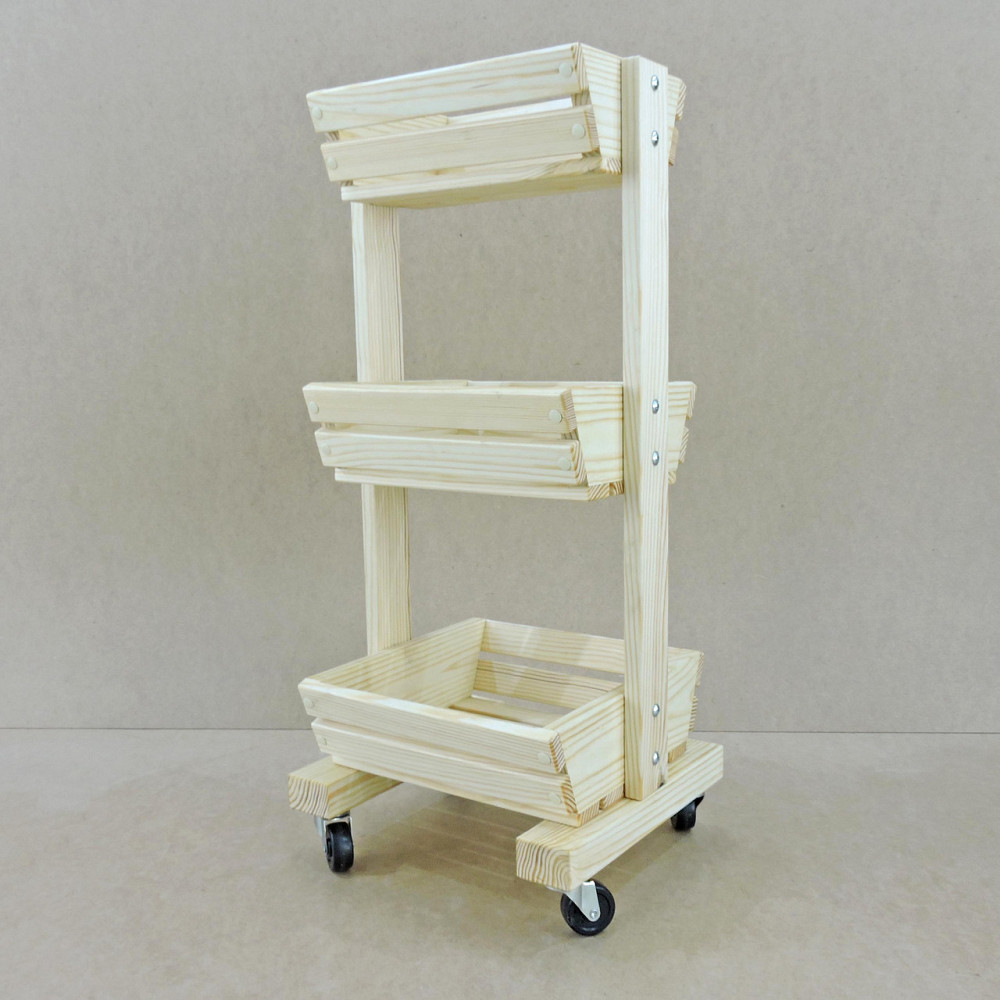 Лоток для овочів і фруктів "Окра" на коліщатках бланже Миколаїв - фото 1