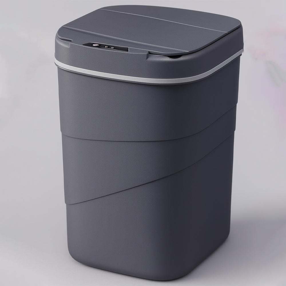 Сенсорне відро для сміття на 13л,Сірий SBR Київ - фото 3