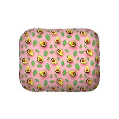 Лежак для животных WAUDOG Relax "Авокадо на розовом" S (313-4051) Винница